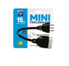 MINI CD PROLONGADOR PP 3X0,75X0.25M 2P+T PT - DANEVA
