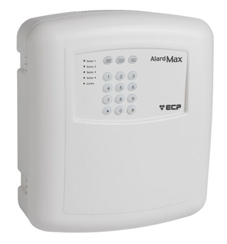 Central de Alarme ECP Alard Max 1 Com Discadora e Controle Remoto