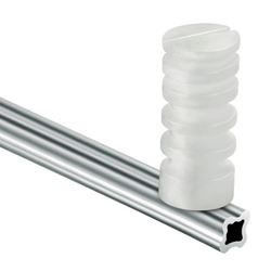 Haste Estrela Alumínio 1 Metro 6 Isoladores