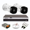 Kit 2 Câmeras de Segurança Full HD 1080p VHD 1220 B G6 + DVR Intelbras MHDX 3104 Full HD de 04 Canais + Acessórios 932000