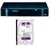 NVR, HVR Stand Alone Intelbras NVD 1208 8 Canais, para Camera IP, OnVif + HD WD Purple 2TB
