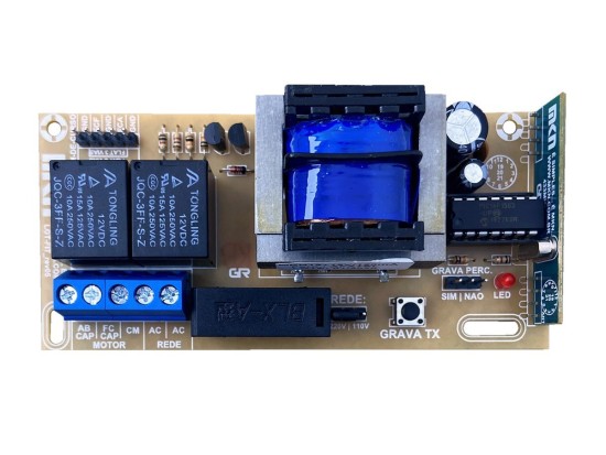 5PCS CENTRAL PLACA PORTAO AUTOMATICO MKN FIT UNIVERSAL 433MHZ COMPATIVEL COM GAREN PPA ROSSI SEG PECCININ OMEGA