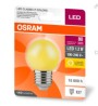 LED BOLINHA AMARELO 1.2W 70lm BIV E27 - OSRAM