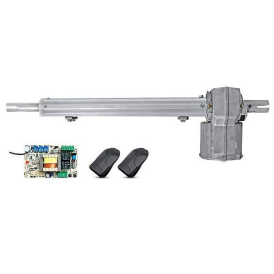 Kit Motor de Portão Pivotante PPA Piston Super 1/4 HP Acionamento 75cm Lado Direito