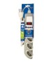 FILTRO DE LINHA BIVOLT CIRCUIT BREAKER - CINZA / GELO - 4 TOMAD