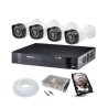 Kit 4 Câmeras de Segurança HD Completo c/ DVR MHDX 1104 Intelbras