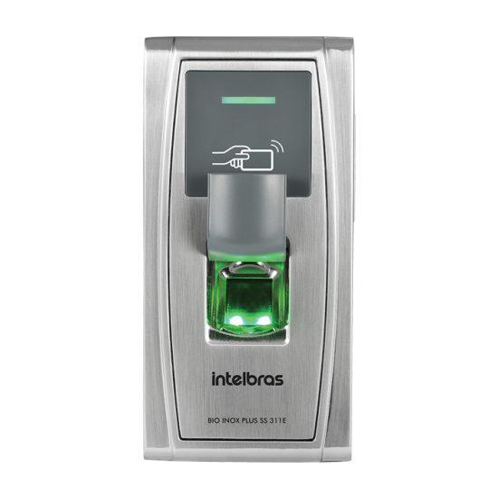 CONTROLES DE ACESSO CORPORATIVO INTELBRAS CONTROLADORA DE ACESSO 125KHZ BIO INOX PLUS 311 E