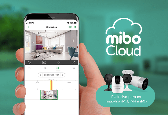 SOFTWARES E APLICATIVOS INTELBRAS SERVIÇO DE GRAVAÇÃO EM NUVEM MIBO CLOUD