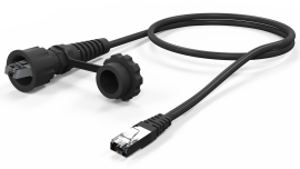   PATCH CORD MULTILAN CAT.5e INDUSTRIAL F/UTP DUPLA CAPA IP67