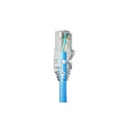 PATCH CORD U/UTP SOHOPLUS CAT.5E CMX T568A/B 0.5M AZUL CLARO