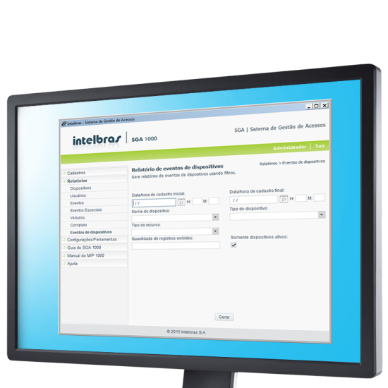 COMUNICAÇÃO CONDOMINIAL INTELBRAS SISTEMA DE GESTÃO DE ACESSOS CONDOMINIAL SGA 1000