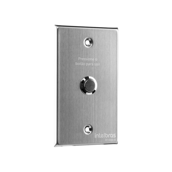 CONTROLES DE ACESSO CORPORATIVO INTELBRAS ACIONADOR ABERTURA INOX EMBUTIR 4X2 BT 5000 IN