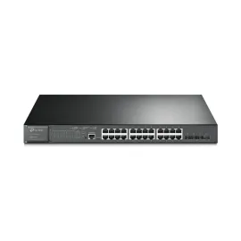 SWITCH 24 PORTAS 10/100/1000 POE + 4 SFP+ 10GE TL-SG3428XMP