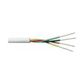 CABO PARA ALARME 40X4V BRANCO - ROLO 100 M