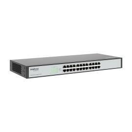 Switch 24 portas Gigabit Ethernet SG 2400 QR+ INTELBRAS
