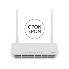 Conversor de sinal GPON/EPON em sinal Ethernet ou Wi-Fi ONT 142N W INTELBRAS
