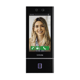 Controlador de acesso facial com biometria digital SS 5542 MF W INTELBRAS