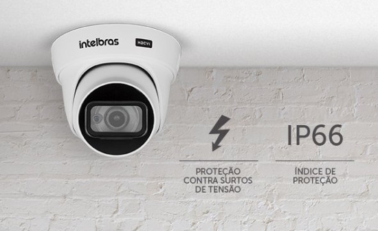 CÂMERAS HDCVI INTELBRAS DOME COM INFRAVERMELHO VHD 5820 D 4K