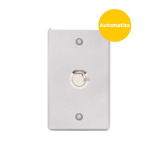 CONTROLES DE ACESSO CORPORATIVO INTELBRAS BOTÃO DE SAÍDA INOX COM MOLDURA