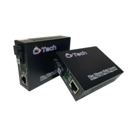 CONVERSOR DE MIDIA FAST  ETHERNET 10/100M SM 1FO 20KM (PAR A-B) - OTECH 24123+24124