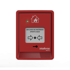 Acionador manual endere��vel sem sirene AME 521 INTELBRAS - 1   - R.P