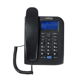 Telefone com fio com identifica��o de chamadas e viva-voz TC 60 ID INTELBRAS   - R.P