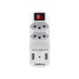 Adaptador carregador USB EAC 1002 INTELBRAS   - R.P