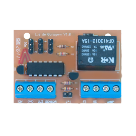 PLACA LUZ DE GARAGEM   - R.P