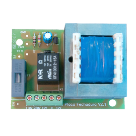 PLACA FECHADURA   - R.P