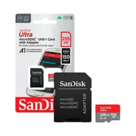 CART�O DE MEM�RIA MICROSD 256GB  SANDISK ULTRA
