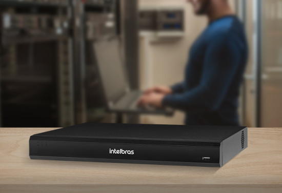 GRAVADOR DIGITAL INTELBRAS INTELIGENTE EM REDE DE 16 CANAIS ePoE INVD 9016 PE FTU