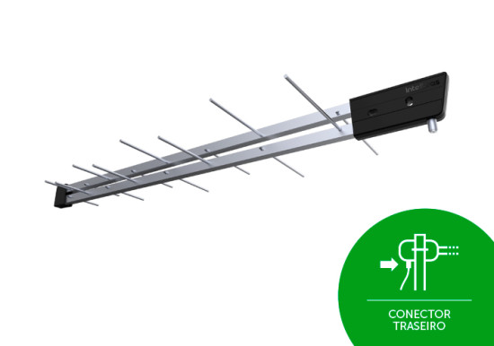 ANTENAS E CONVERSORES PARA TV INTELBRAS ANTENA EXTERNA DIGITAL UHF AE 1216