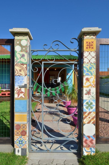 Portão Não tenha medo de ousar