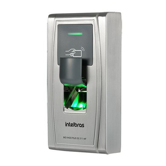 COMUNICAÇÃO CONDOMINIAL INTELBRAS CONTROLADOR DE ACESSO 13,56MHz BIO INOX PLUS SS 311 MF