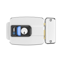 Fechadura C-90 El�trica Pro - Af Aj Bot�o Inox