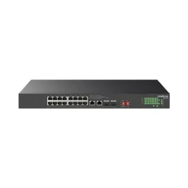 SWITCH 16 PORTAS 10/100 POE + 2 GIGABIT + 2 SFP - S1118F-PA