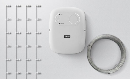 ALARMES INTELBRAS HASTE BARRA CHATA COM 6 ISOLADORES