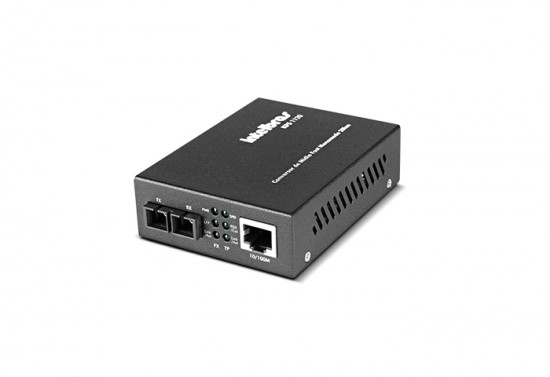 FIBRA ÓPTICA INTELBRAS CONVERSOR DE MÍDIA FAST ETHERNET MONOMODO KFM 1120