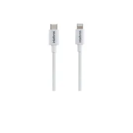 CABO USB-C PARA LIGHTNING 1,2M PVC BRANCO  EUCL 12PB