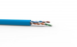 23200099 � CABO ELET. SOHOPLUS U/UTP CAT.5e 24AWGX4P CMX AZ CLARO ROHS