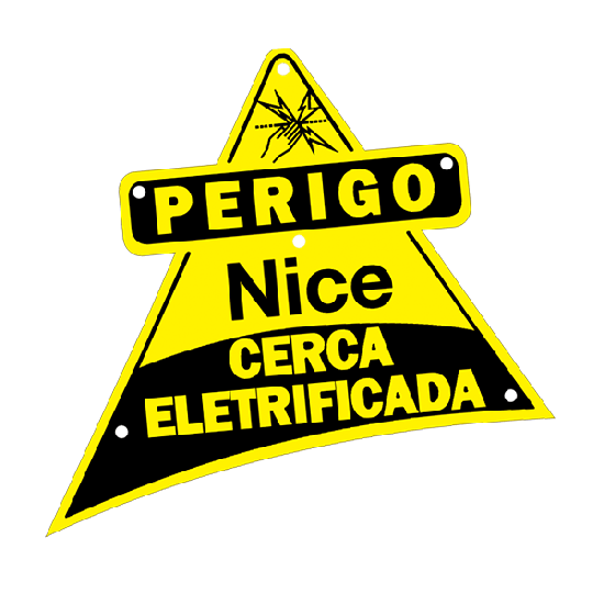 ACESSÓRIOS NICE PLACA DE ADVERTÊNCIA