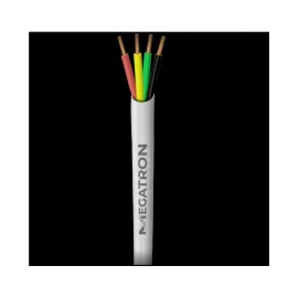 CABO PARA ALARME 50X4 VIAS BRANCO - ROLO 100 M