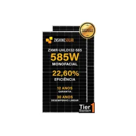 PAINEL SOLAR ZNSHINE ZXMR-UHLD132 MONO N-TYPE 585W