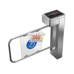 CATRACA IDBLOCK INOX PNE PROX 125 KHZ + BIOMETRIA SEM URNA