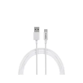 CABO USB USB-C 1,2M PVC BRANCO EUAC  12PB
