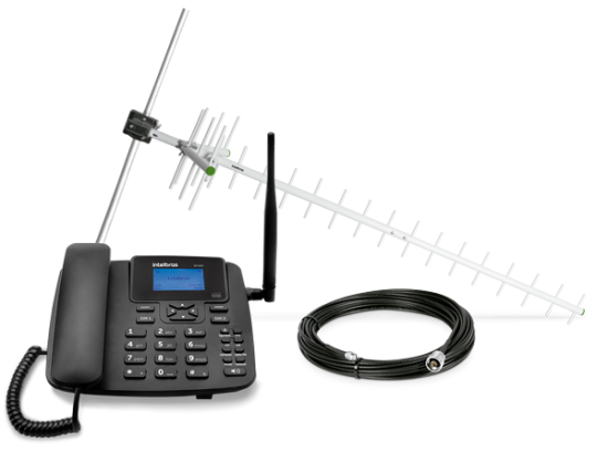 TELEFONES INTELBRAS KIT CELULAR FIXO DE LONGO ALCANCE CFA 4212