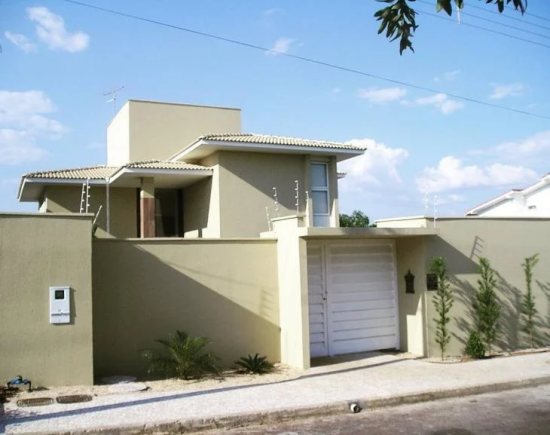 Portão Ampla fachada, pequeno portão