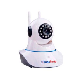          Baba Eletr�nica Sem Fio Wifi HD 720p Robo Wireless, Com �udio, Grava em Cart�o SD