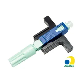 CONECTOR �PTICO DE CAMPO SC/UPC SM 3MM AZUL- 10 PC