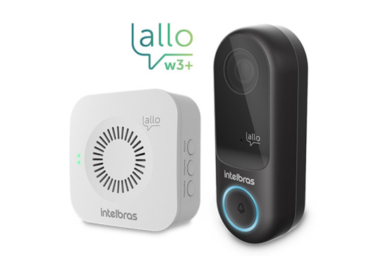 INTERFONIA INTELBRAS VÍDEO PORTEIRO WI-FI ALLO W3+